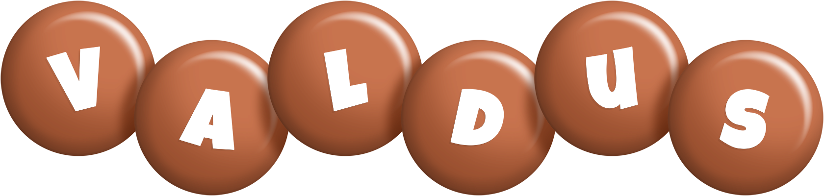 Valdus candy-brown logo
