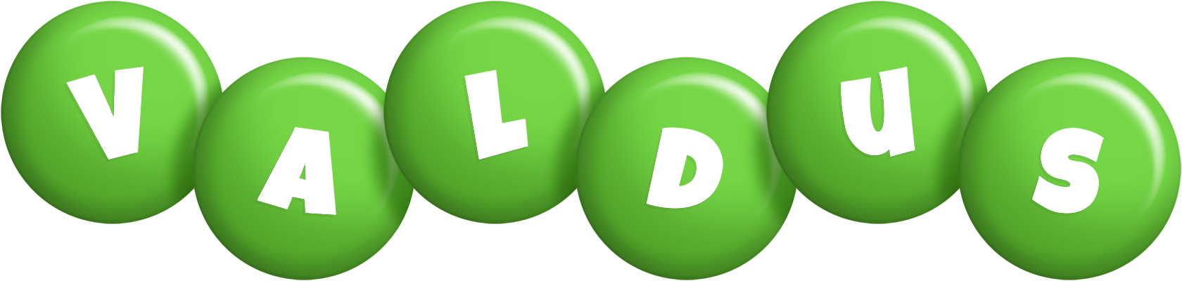 Valdus candy-green logo