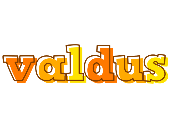 Valdus desert logo