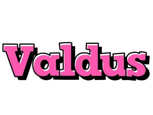 Valdus girlish logo