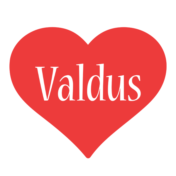 Valdus love logo