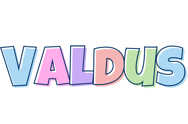 Valdus pastel logo