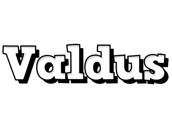 Valdus snowing logo