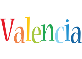 Valencia birthday logo