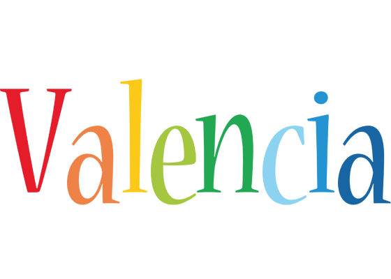 Valencia birthday logo