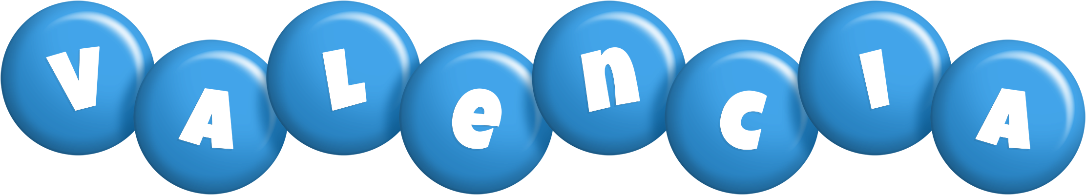 Valencia candy-blue logo