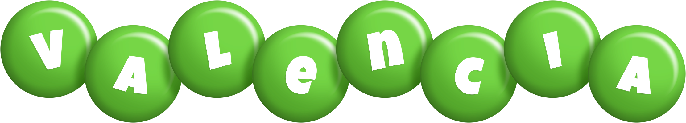 Valencia candy-green logo