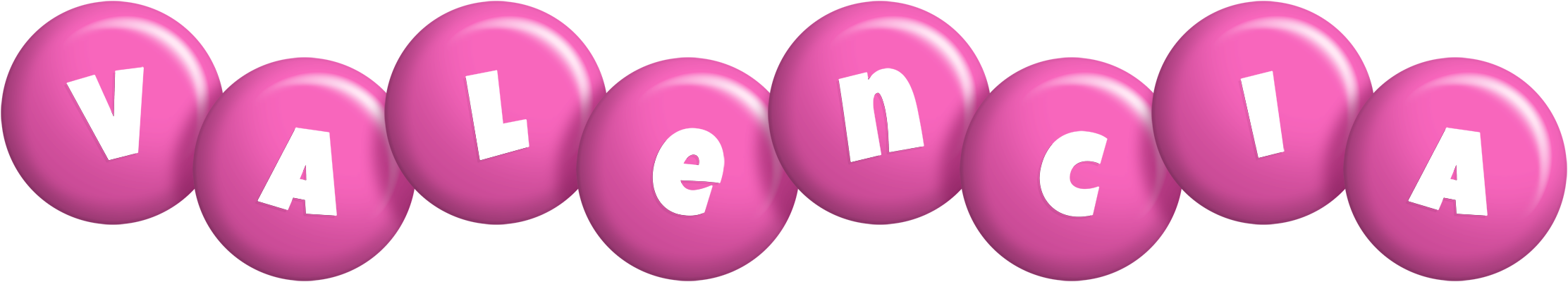 Valencia candy-pink logo