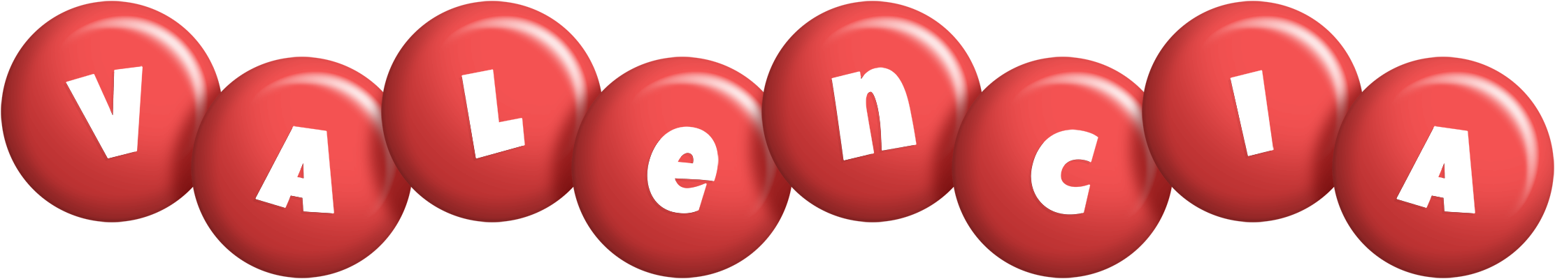 Valencia candy-red logo