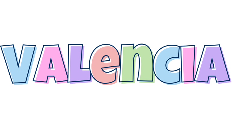 Valencia pastel logo