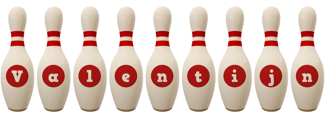 Valentijn bowling-pin logo
