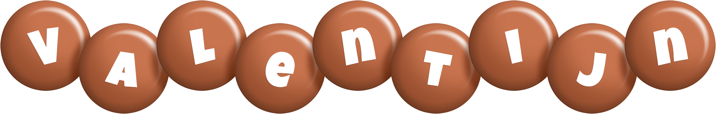 Valentijn candy-brown logo