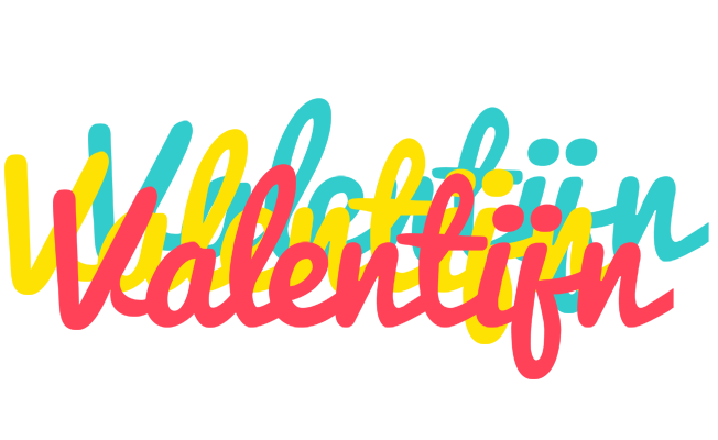 Valentijn disco logo