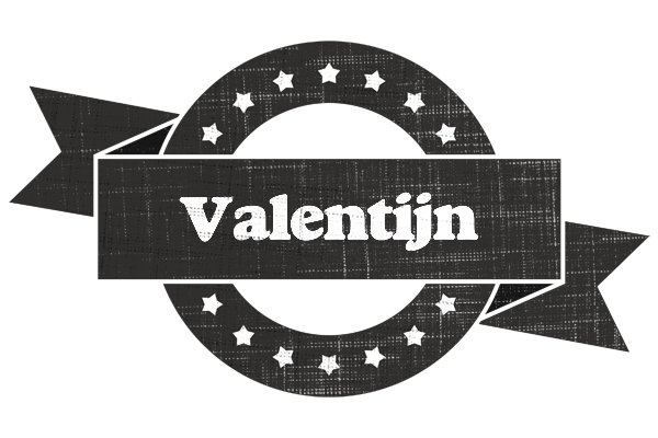 Valentijn grunge logo