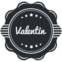 Valentin badge logo