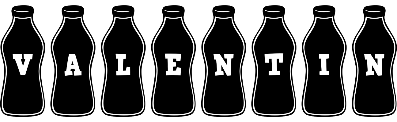 Valentin bottle logo