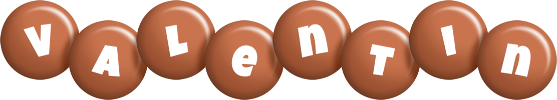 Valentin candy-brown logo