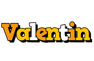 Valentin cartoon logo