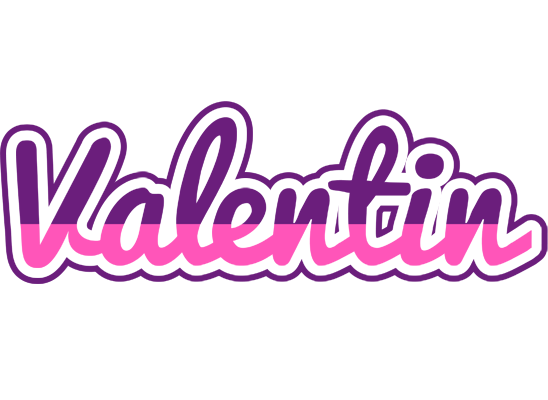 Valentin cheerful logo