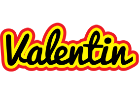 Valentin flaming logo