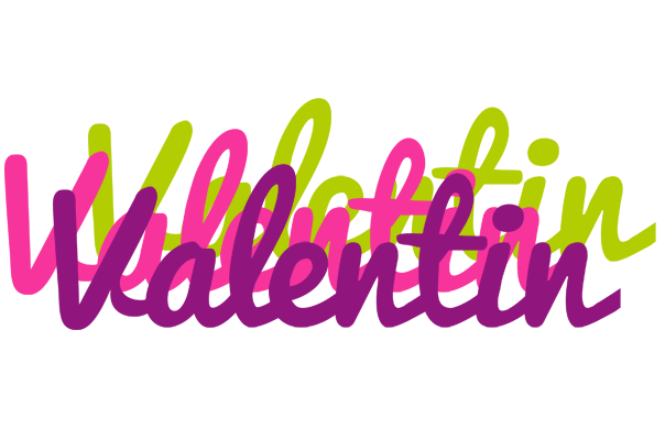 Valentin flowers logo