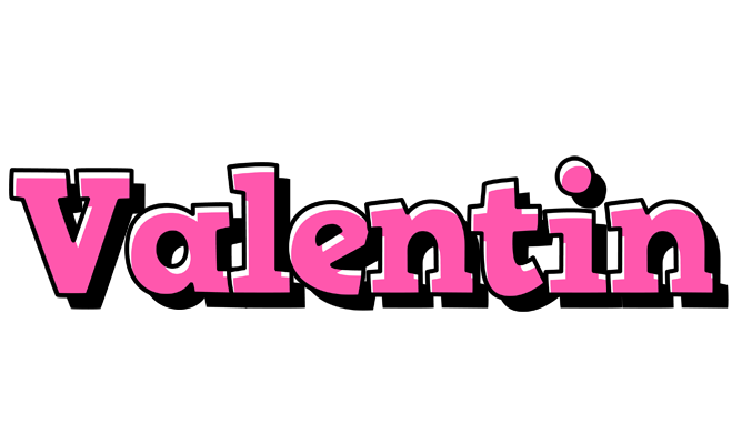 Valentin girlish logo