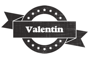 Valentin grunge logo