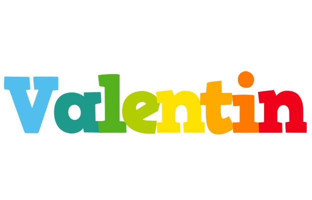 Valentin rainbows logo