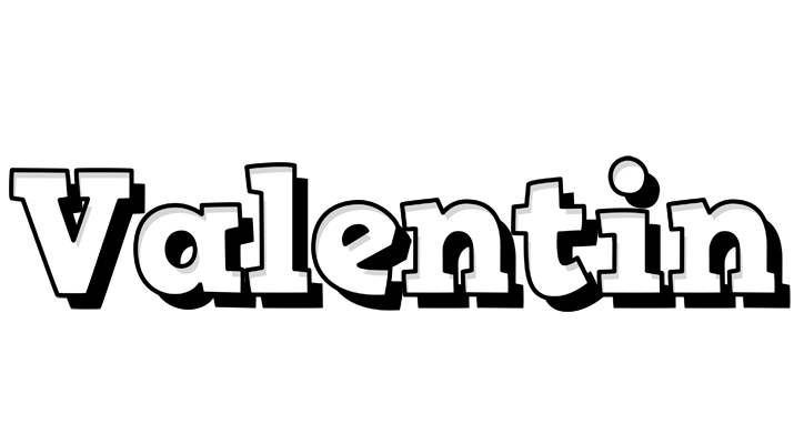 Valentin snowing logo