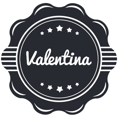 Valentina badge logo