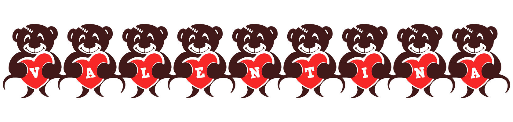 Valentina bear logo