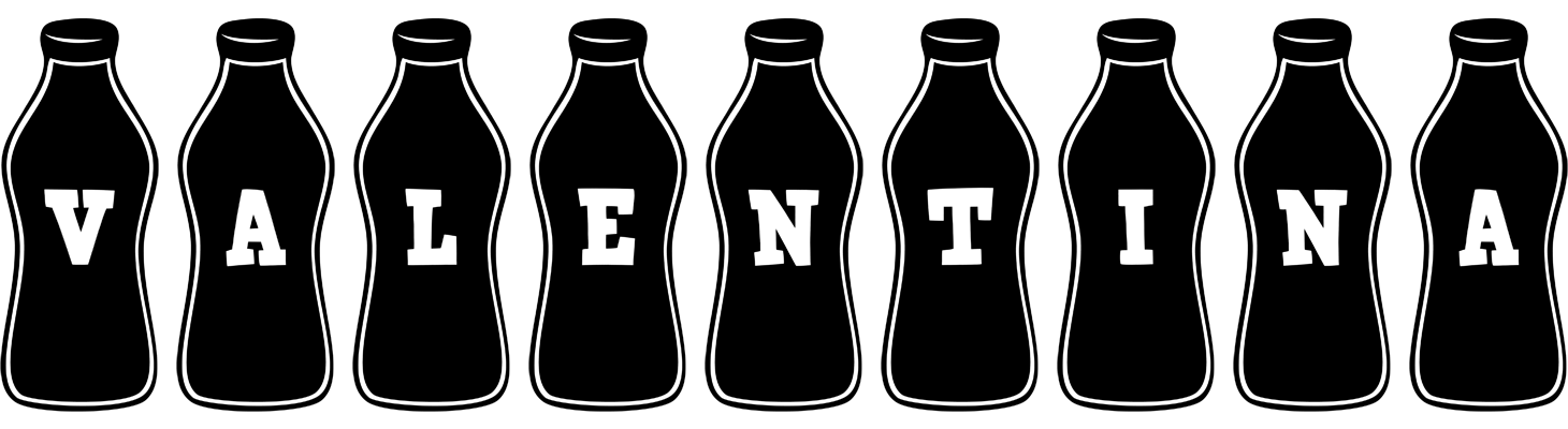 Valentina bottle logo