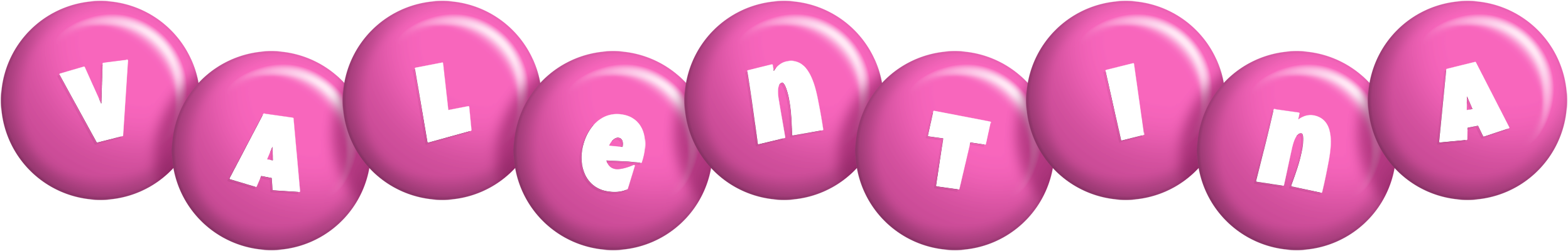 Valentina candy-pink logo