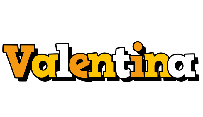Valentina cartoon logo