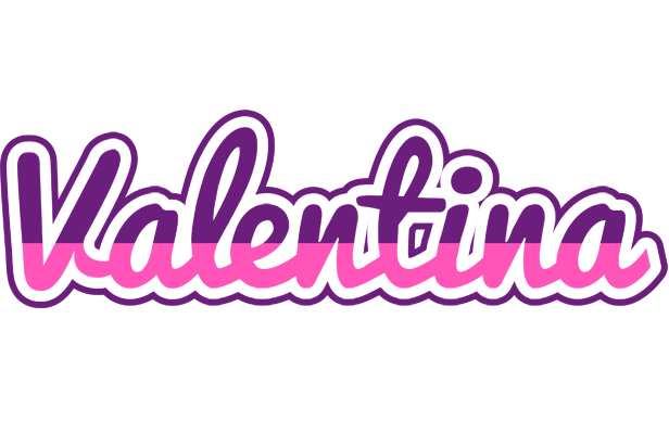 Valentina cheerful logo