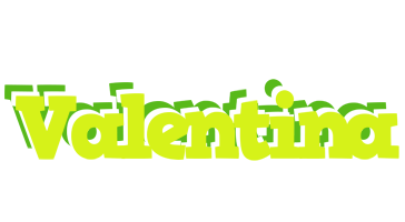 Valentina citrus logo