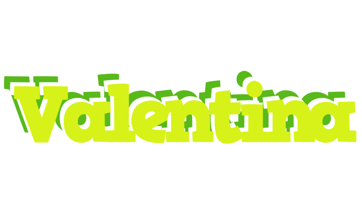 Valentina citrus logo