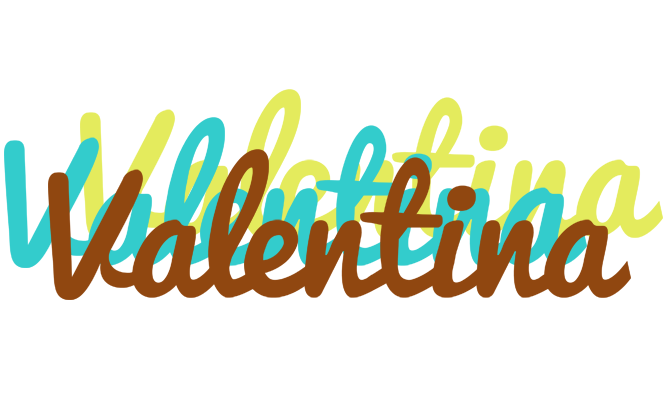 Valentina cupcake logo
