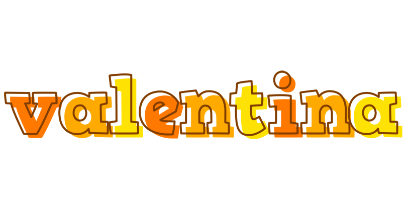 Valentina desert logo
