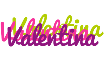 Valentina flowers logo