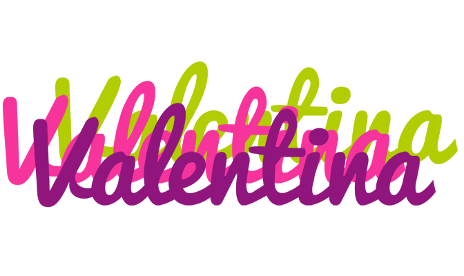 Valentina flowers logo