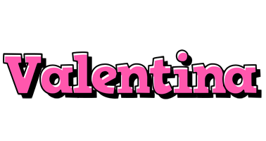 Valentina girlish logo