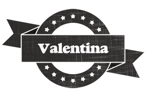 Valentina grunge logo