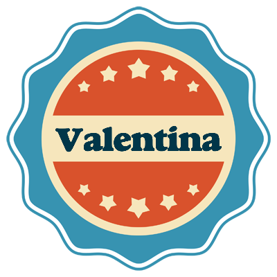 Valentina labels logo