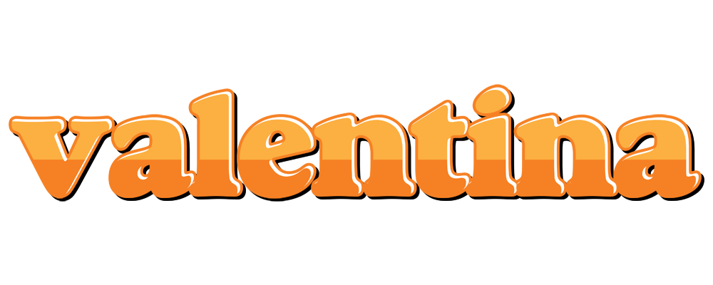 Valentina orange logo
