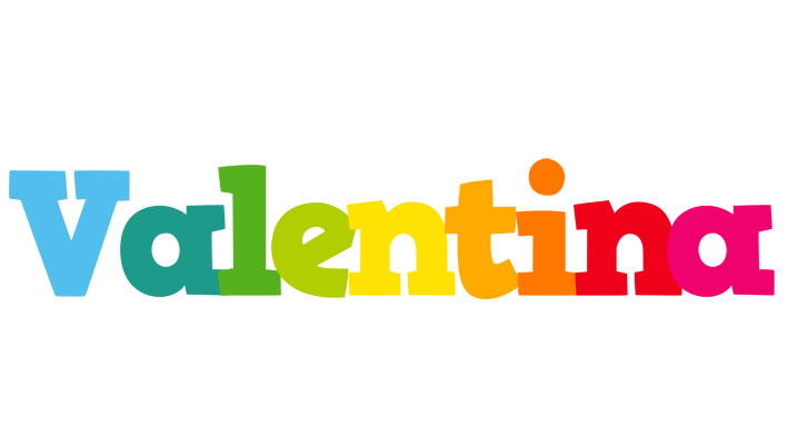 Valentina rainbows logo