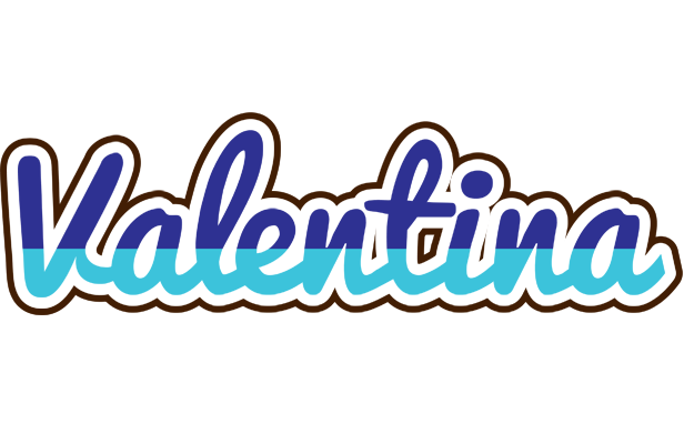 Valentina raining logo