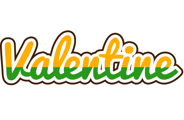 Valentine banana logo