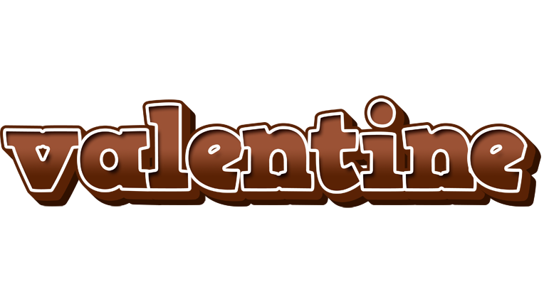 Valentine brownie logo