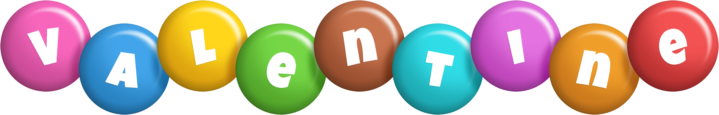Valentine candy logo
